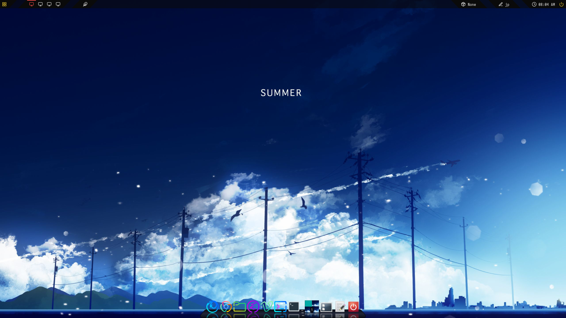 PCのデスクトップ環境を自作した画像その4です