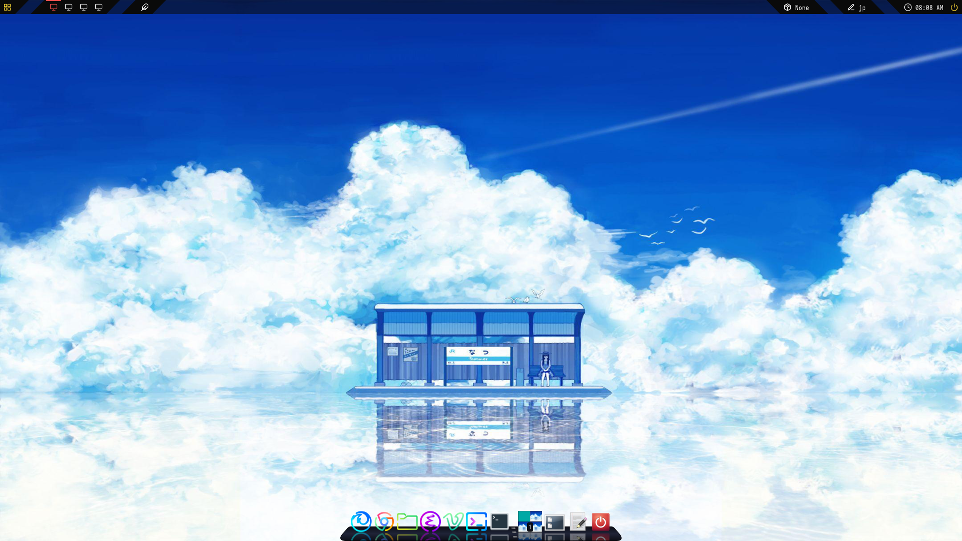 PCのデスクトップ環境を自作した画像その2です